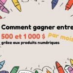 Gagner entre 500 et 1000 dollar